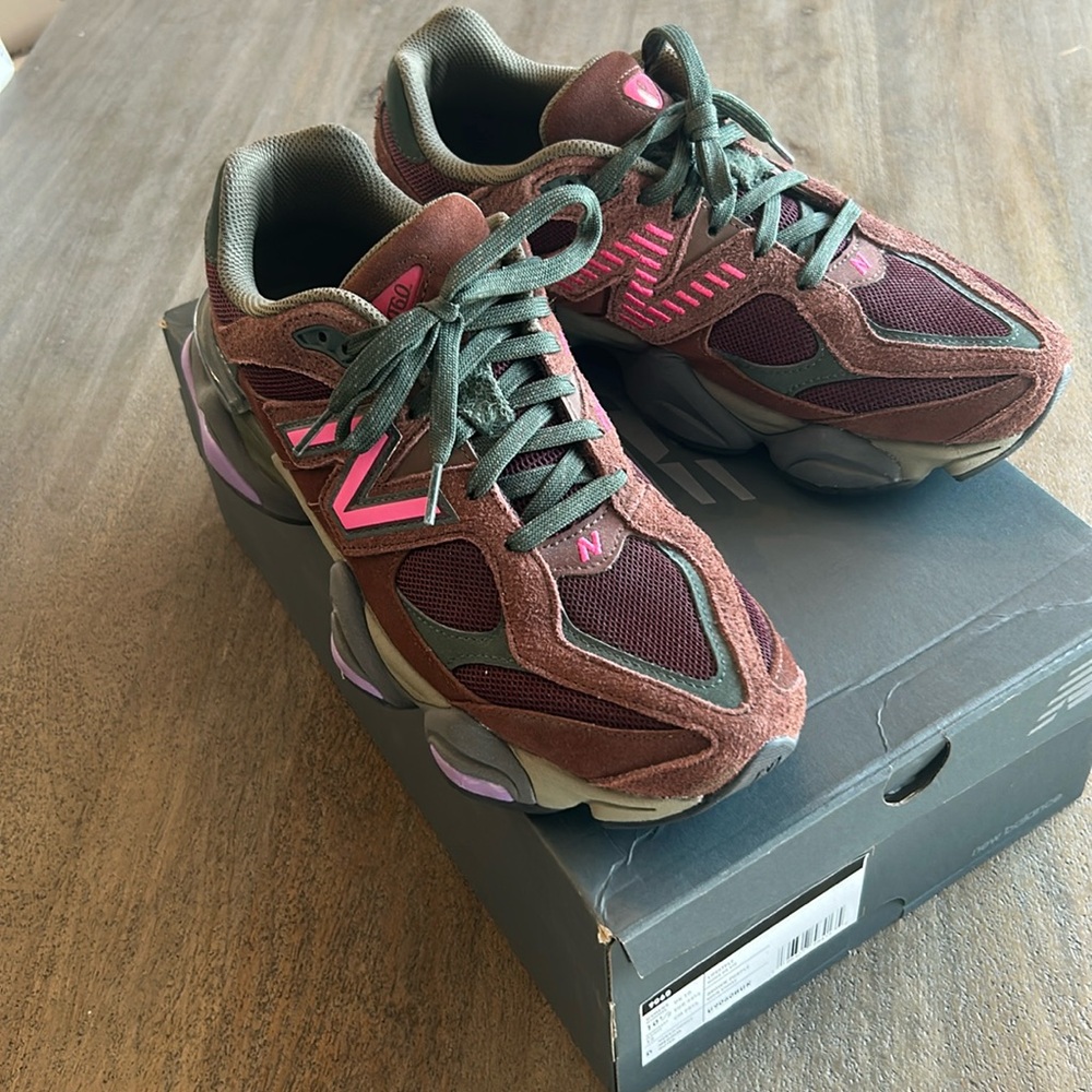 New Balance 9060 Rich Oak Burgundy 10.5